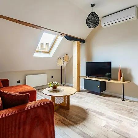 L'art Et La Matière Avec Terrasse Et Deux Places De Parking Privatifs Appartamento Bischheim